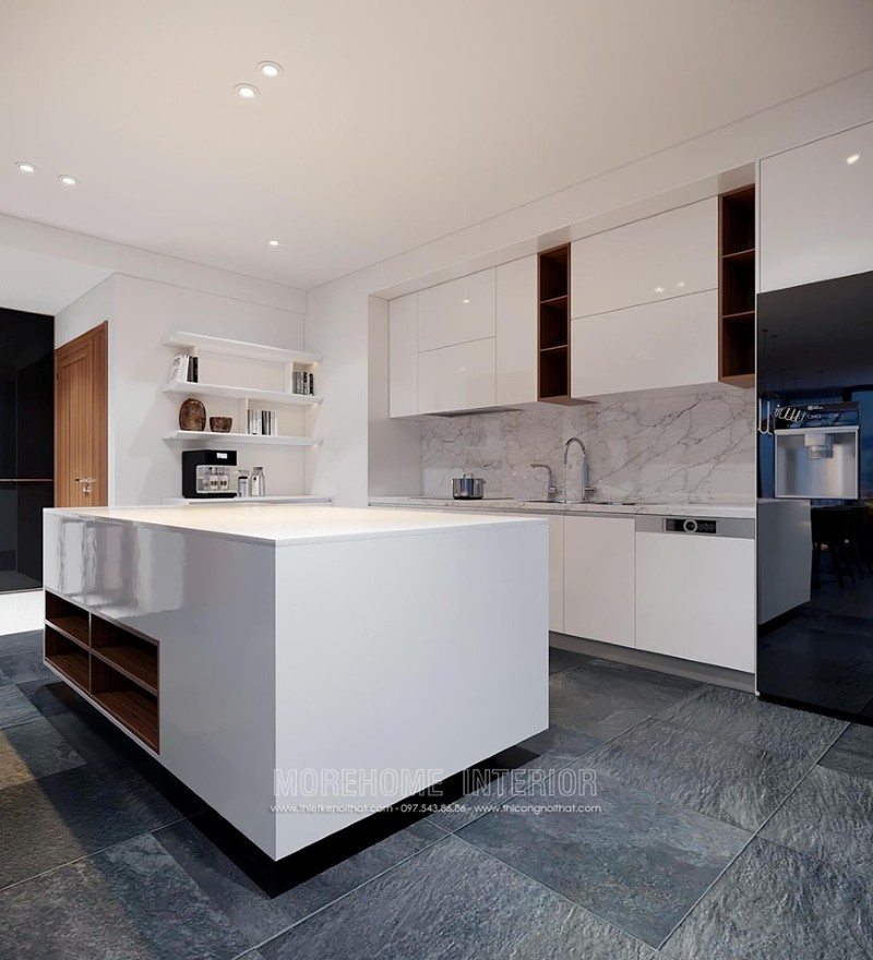 Thiết kế căn hộ Vinhomes BaSon Sài Gòn hiện đại Thiết kế căn hộ Vinhomes BaSon Sài Gòn