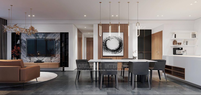 Thiết kế căn hộ Vinhomes BaSon Sài Gòn hiện đại Thiết kế căn hộ Vinhomes BaSon Sài Gòn