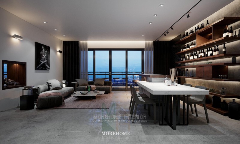 Thiết kế nội thất chung cư vinhomes skylake phạm hùng