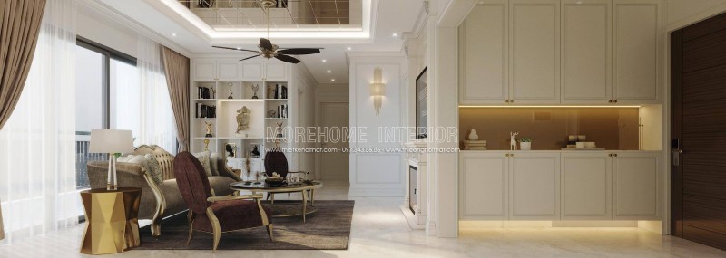 Thiết kế nội thất chung cư D'capitale