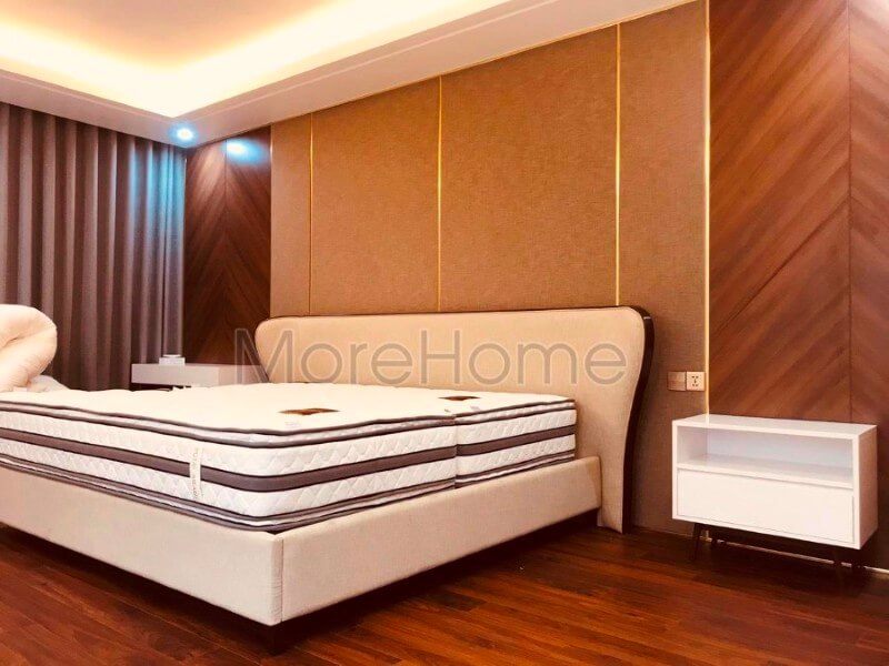 Thi công phòng ngủ master phong cách hiện đại đẹp, sang trọng, chất lượng cho nhà lô phố tại Sở Dầu Hải Phòng