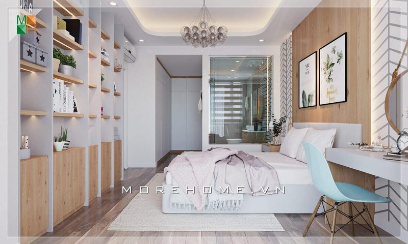 Gợi ý mẫu thiết kế phòng ngủ hiện đại có nhà vệ sinh rất tiện nghi và sang trọng cho chung cư, nhà phố, biệt thự.